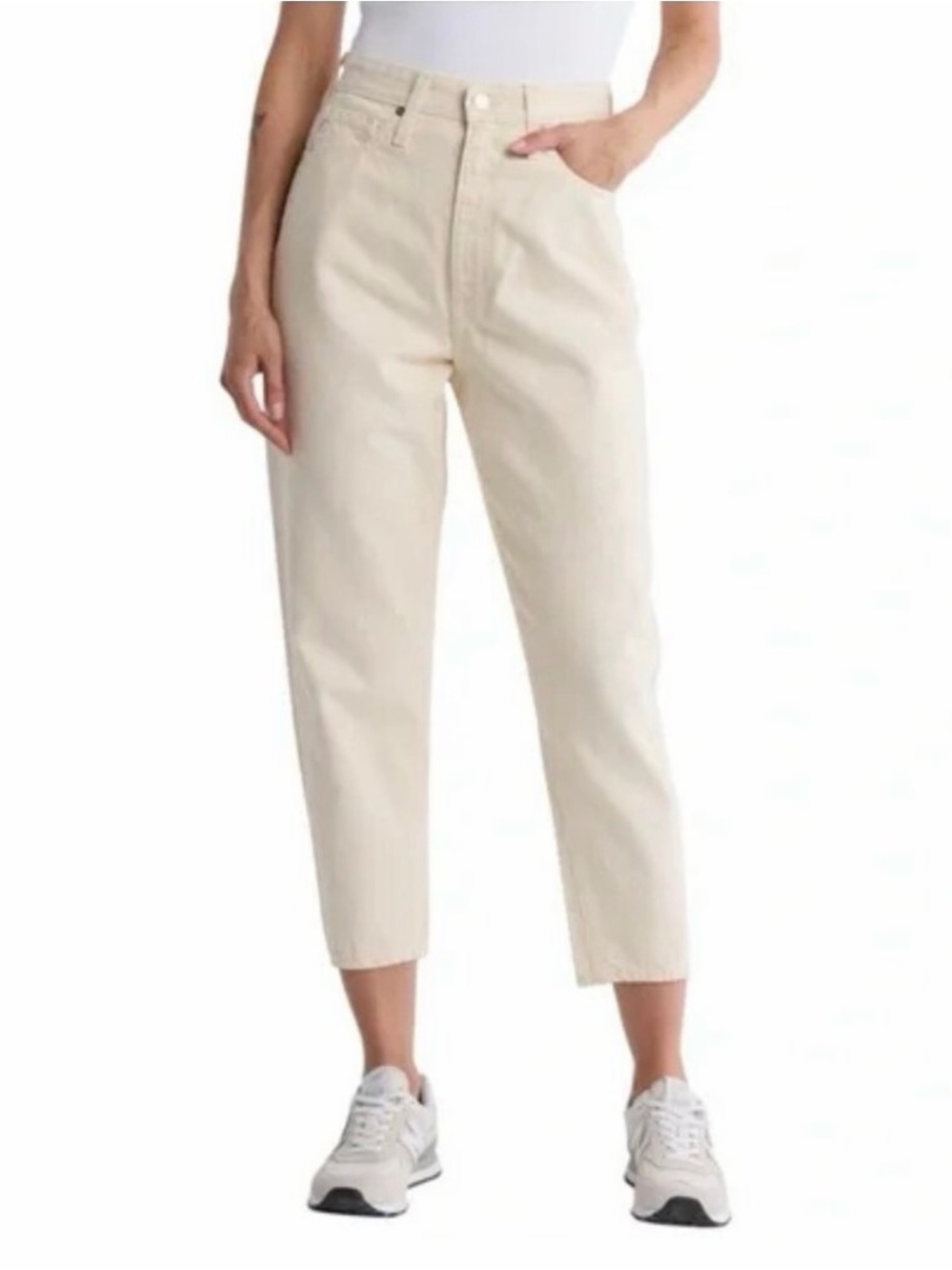 Ag Adriano Goldschmied Renn High-Rise Barrel Jeans
